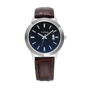 noblag monsieur watch unisex brown leather